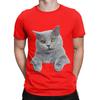 British Shorthair Painting Funny 100 Cotton Tshirt Shorthair Tops Tees For Unisex