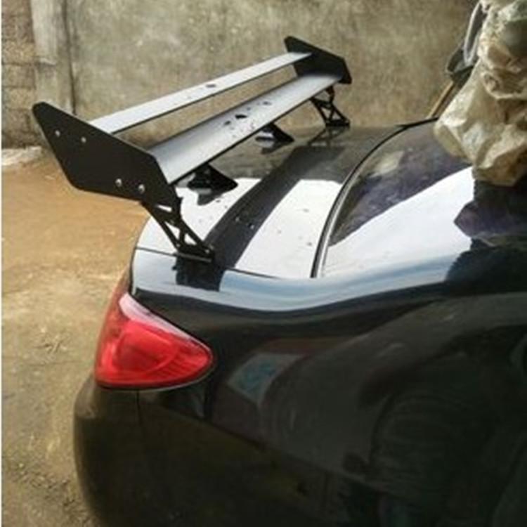 High Quality 135cm Universal Auto Spoilers and Wings GT Truck Racing Lightweight Aluminum Rear Wing Spoiler Rear Trunk