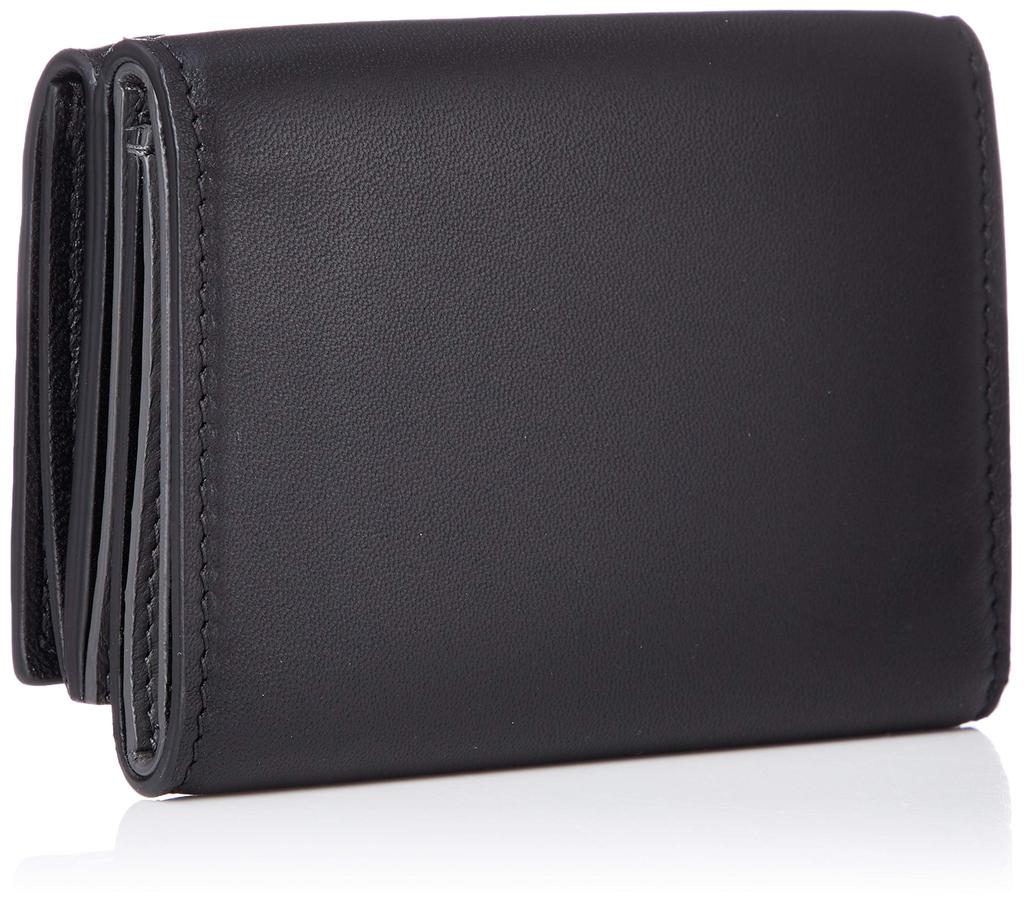 Кошелек Trifold 515385 VO0B2 Intrecciato Compact Wallet Leather Натуральная кожа Nero New Light Gray [Bottega Veneta] [Товар]