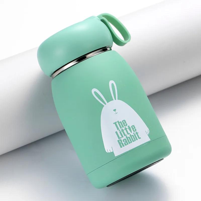 Cute Portable Mini Thermos Bottle Thermoses Stainless Steel Coffee Cup Insulation Cup Vacuum Flasks Water Bottle Gift Chioces