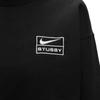 Sweat Nike x Stussy Wash Crew Fleece Black