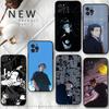 Suguru GetoS Phone Case For iPhone 16,15,14,13,12 Mini 11 Pro XR,X,XS,MAX 7,8 Plus Silicone Cover Soft Black