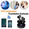 Наушники с поддержкой перевода на 144 языка, точность 99%, беспроводные Bluetooth-наушники, шумоподавление, игровая гарнитура, защита IPX6, офисные наушники.