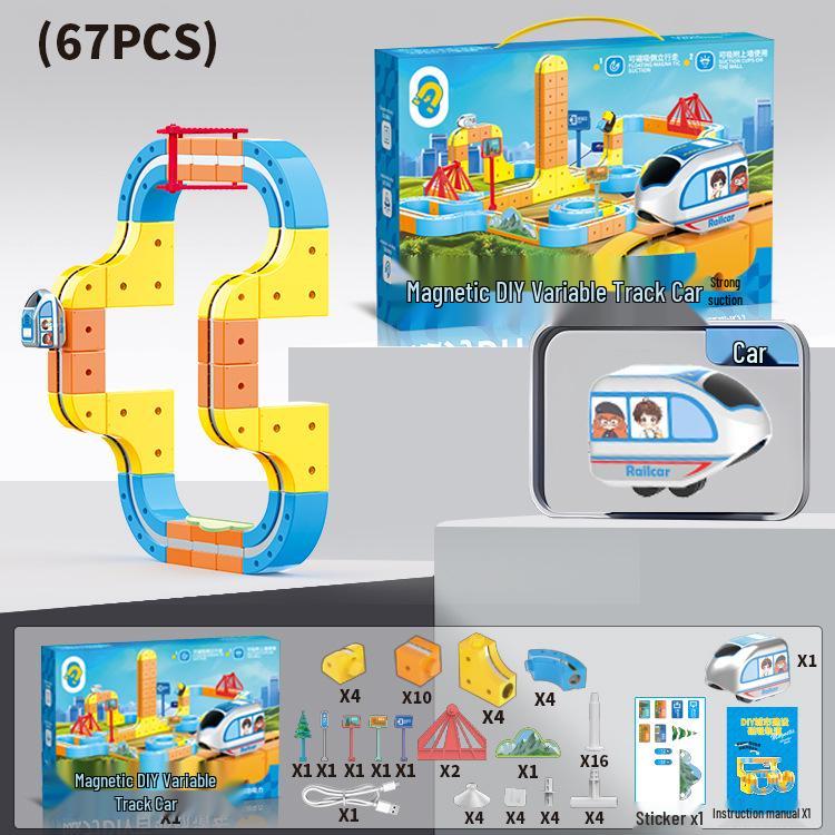 Магнитные антигравитационные строительные блоки: Игрушечная дорога для высокоскоростного поезда для детей