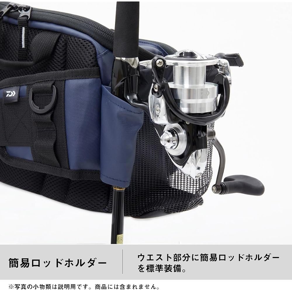 Daiwa Hip Bag LT French Navy Durable Lightweight Outdoor Accessory