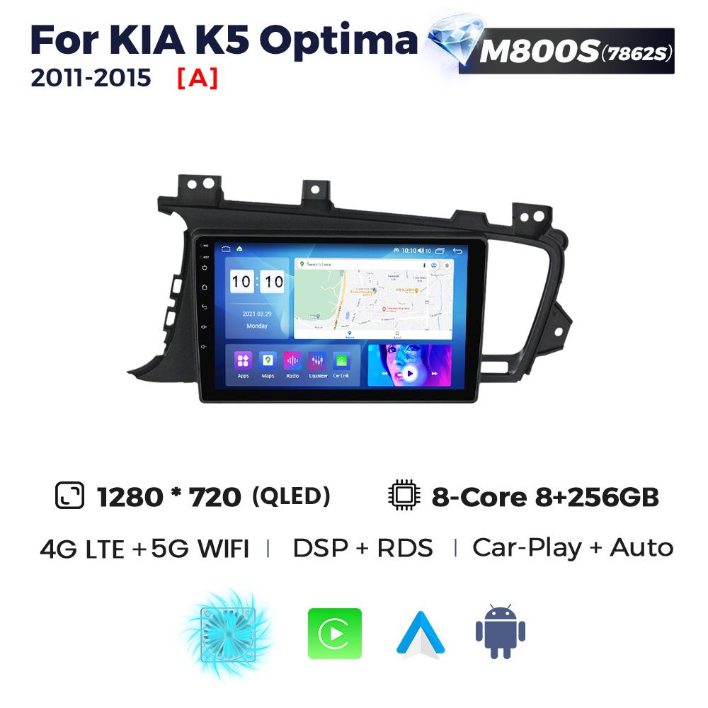 8+256G Android All In One Car Radio Audio Multimedia Video Player для Kia K5 Optima 2011-2015 GPS Carplay Auto 2 Din Stereo BT