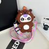 Весенне-летняя новая мультяшная силиконовая сумка для мелочи, милая маленькая девочка выходит, универсальная сумка-мессенджер, мини-сумка для хранения наушников