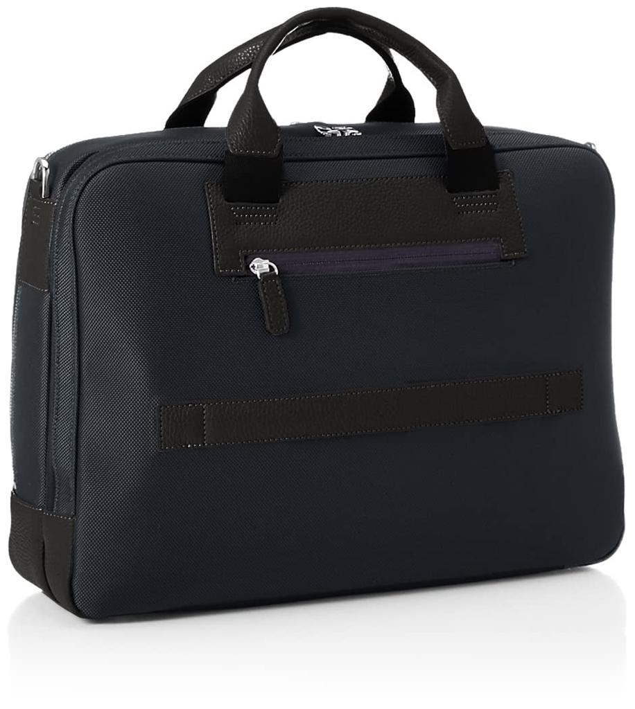 Samsonite Black Label Euston II Double Compartment Briefcase, Men's, HX341003, Navy