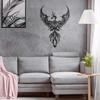 Metal Phoenix Design Hanging Wall Decor – Stylish Art for Indoor Living Room & Office, Elegant Metal Wall Hanging for Home Decor