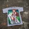 Unisex 2026 Summer Sword Art Online Asuna Anime Graphic Loose Oversized Y2K Streetwear T-shirt