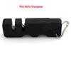 Компактный портативный набор ножа и точильного камня для домашнего и уличного использования