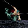18 см Аниме One Piece Banpresto Ророноа Зоро Три Меча Стоящий ПВХ Модель Действия Коллекция Крутая Модель Украшение Игрушки Подарки для Детей