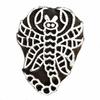 IBA Indianbeautifulart Scorpion Design Деревянная печать Штамп Текстильная ткань Печать Одежда Искусство
