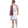 Мужской костюм древнего грека на одно плечо, набор для косплея на Хэллоуин, маскарадный костюм