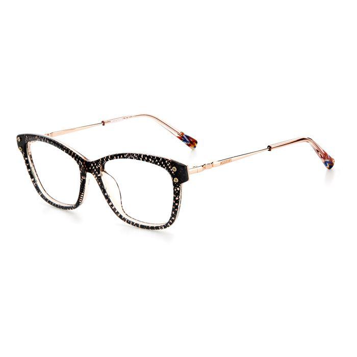 Lunettes de Vue MISSONI MIS 0006 53/15/140 KDX BLACK NUDE ACETATE FRAMES WOMAN MISSONI MIS 0006 BLACK NUDE Optical