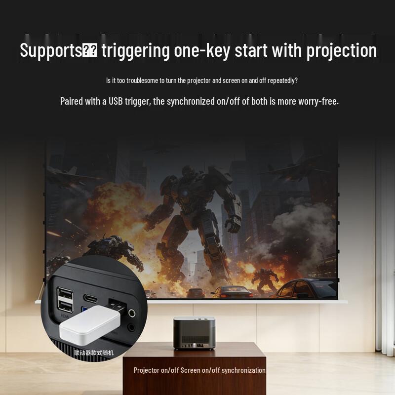 Sanki Electric Lift Embedded Projection Screen