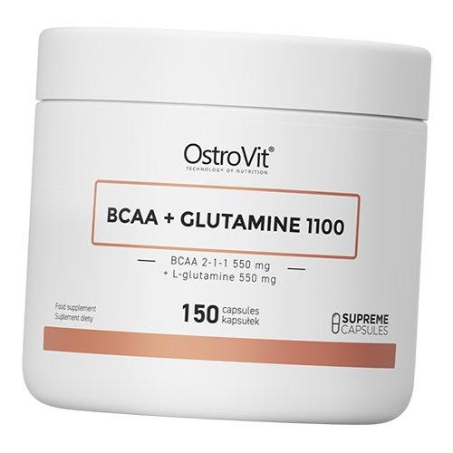 ВСАА с Глютамином, BCAA + glutamine 1100, Ostrovit  (28250013)
