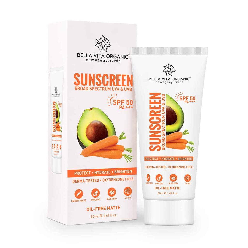 Солнцезащитный крем SPF 50 (50 мл), Sunscreen SPF 50 PA+++, Bella Vita