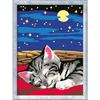 Ravensburger – CreArt Kids 18x24cm – Numéro d'Art – Chat rêve – Kit de peinture par numéros – Dès 7 ans – 12023227