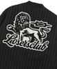 Losers Club Striped Wool Varsity Jacket Black