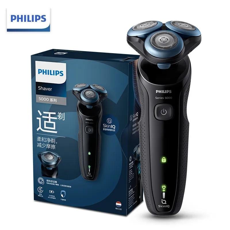 Philips 5066 Электробритва серии 5000, сухое, влажное, гладкое бритье, удаление волос, IPX7, водонепроницаемая, 1 час, быстрая зарядка, мужская электробритва