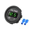DC 12V 24V Car Voltmeter with LED Digital Display Waterproof Voltage Gauge Meter for Car Boat Marine Truck ATV UTV