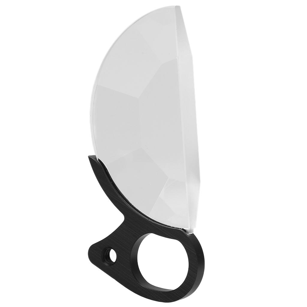 79mm Handheld Semicircle Kaleidoscope Filter Optical Glass Prism Special Effects Filter SLR Camera