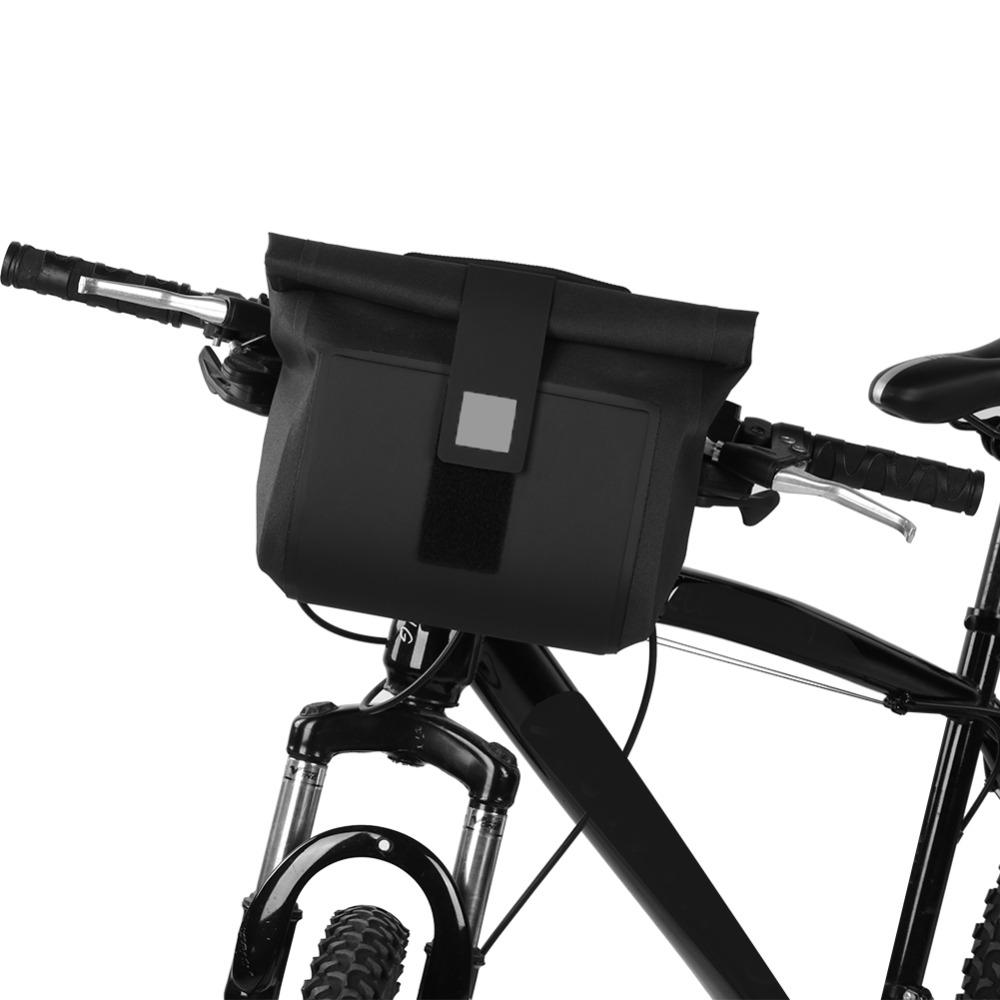 Waterproof Bicycle Handlebar Bag 2L Capacity Bike Storage Bag Durable Cycling Bag Outdoor Storage