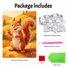 Pearl painting kit cute squirrel art DIY home decoration painting