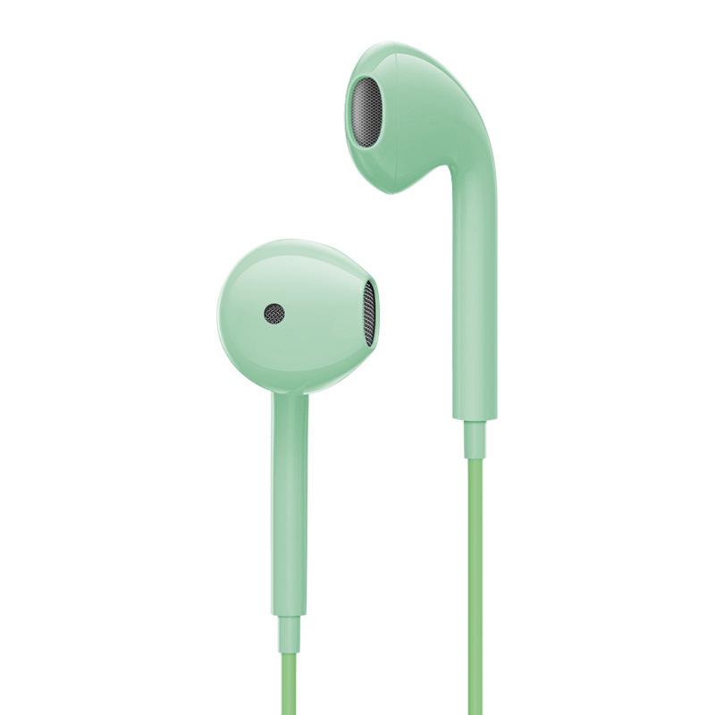 3.5mm Half-In-Ear Wired Earphones for E-Sports, Karaoke, Apple, Android, and Computers