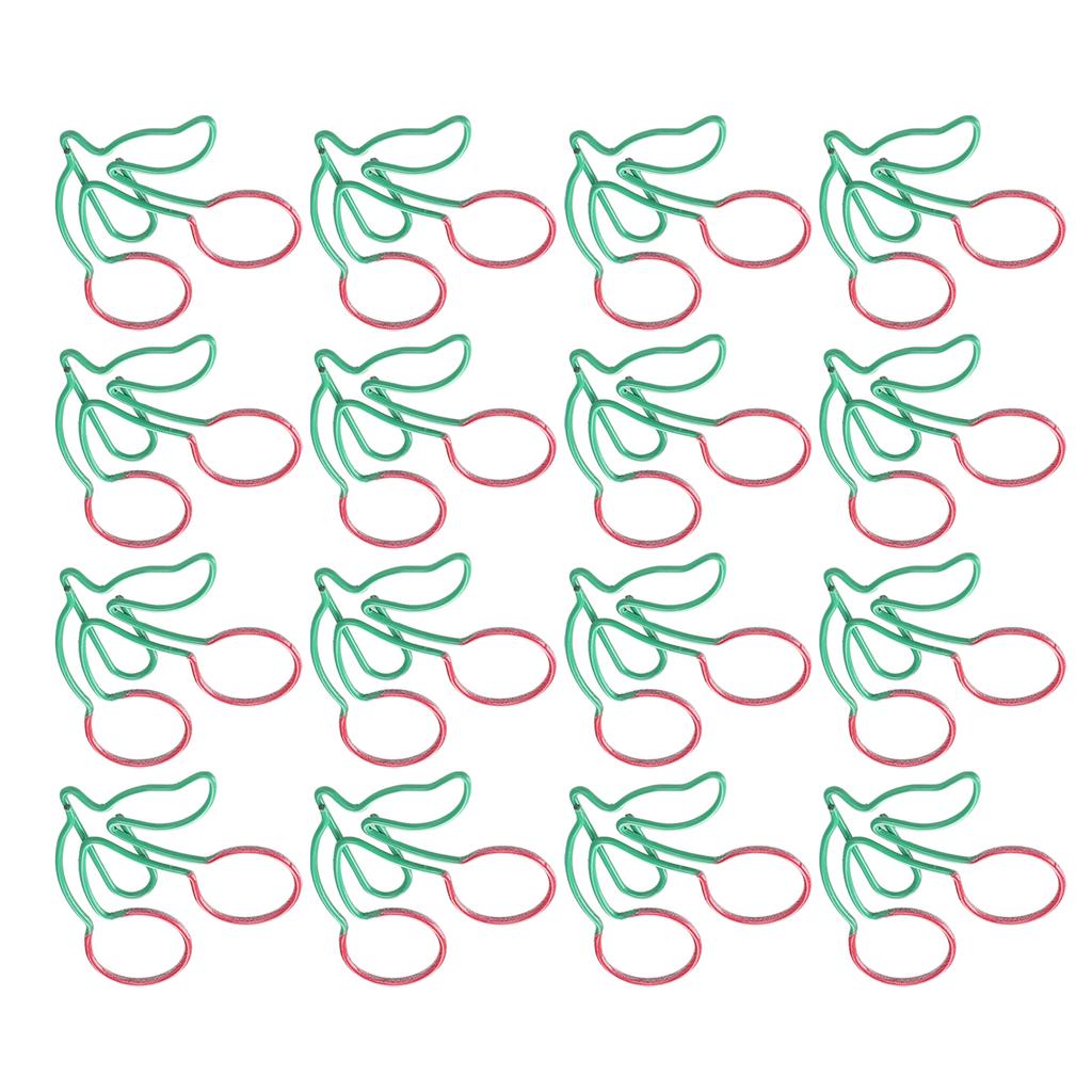 20 шт. Скрепки Закладки Клипсы для Планера В форме Фруктов Двухцветные Булавки Офисные Принадлежности Школьные Подарки