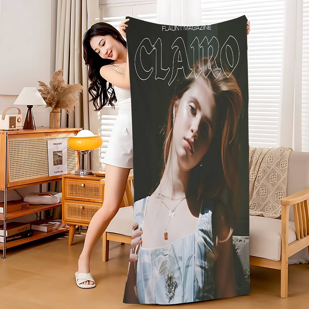 Famous Singer C-Clairo Microfiber Beach Towel Absorbent Quick Dry Soft Yoga Swimming Resort Mountain Climbing Towel
