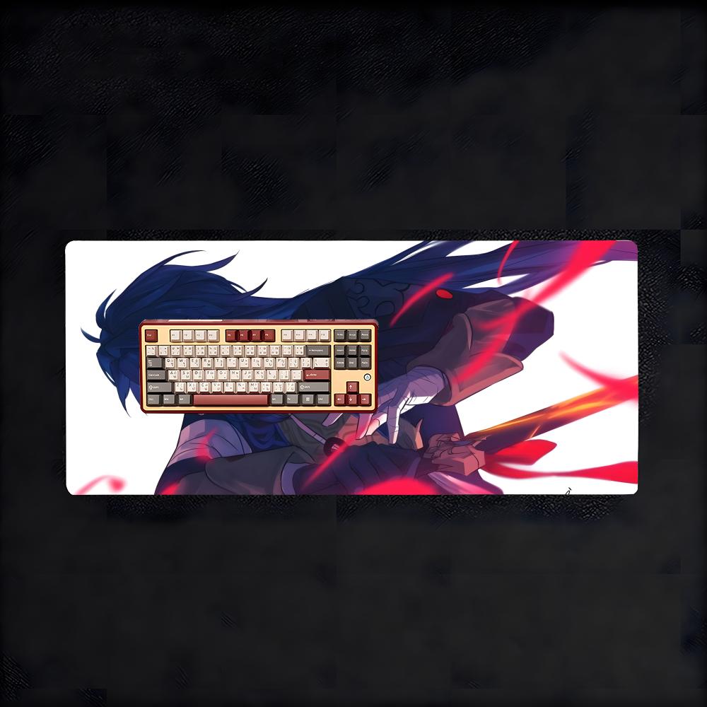 Dreamy Bladee Vocalists Mouse Pad NonSlip Large Desk Mat Thick Stitched Edge Gaming Mousepad