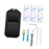 4 Inch Small Paint Roller Set Sturdy for Painting Cabinets Doors Versatile