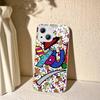 Art R-Romero Britto For IPhone 14 13 12 Mini 11 Pro XS Max X XR 14 Plus Tempered Glass Cover