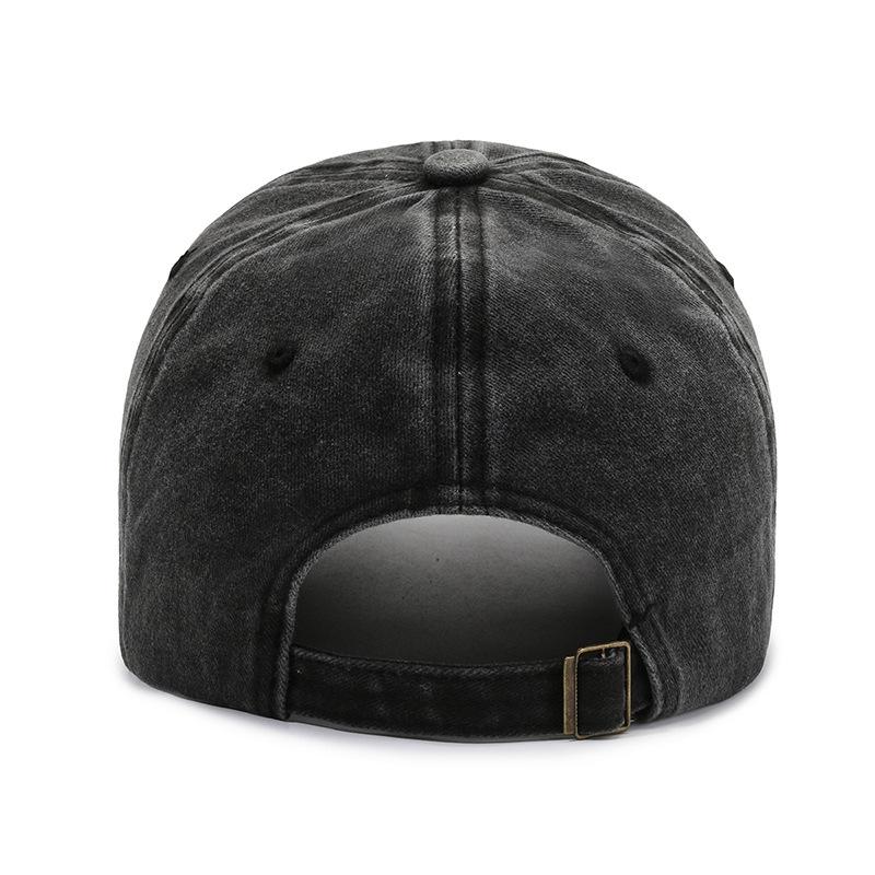 Шляпа мужская индивидуальная моющаяся кепка с вышитыми старыми буквами, модная женская бейсболка для пары