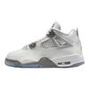 Air 4 Retro GS Photon Dust Blue Chill Детские кроссовки Серый Плоский-Оловянный Белый HV4401-014