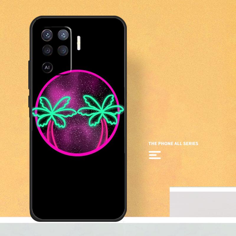 Stars Space Palm Trees Case For Oppo A80 A60 A40 A6 A5 Pro A15 A16 A17 A57 A94 A74 A54 A76 A96 A18 A38 A58 A78 A98