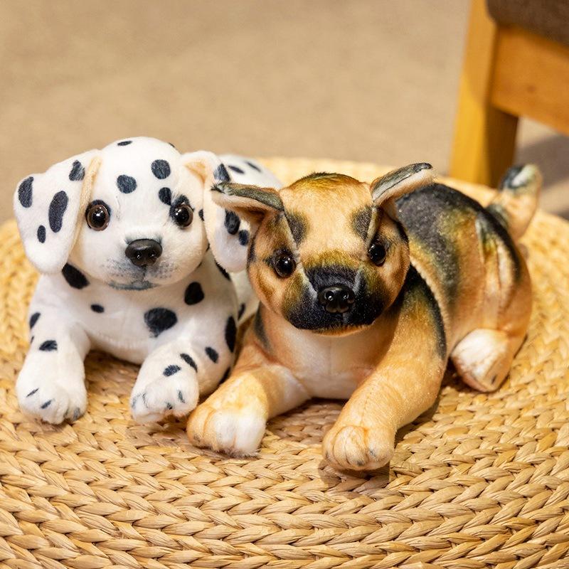 Милый симуляционный щенок, кукла далматинец, плюшевая игрушка, хаски, шарпей, кукла-собака, детская кукла