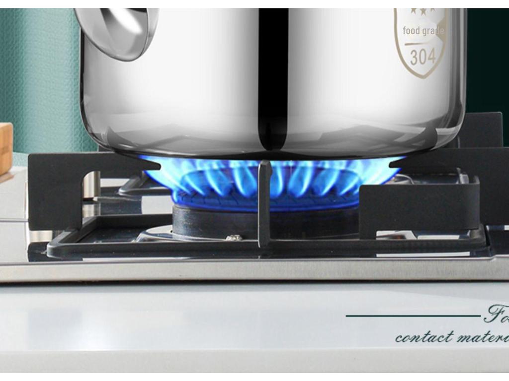 Чайник со свистком из нержавеющей стали Zhongbao 304, большой емкости для газовых и индукционных плит