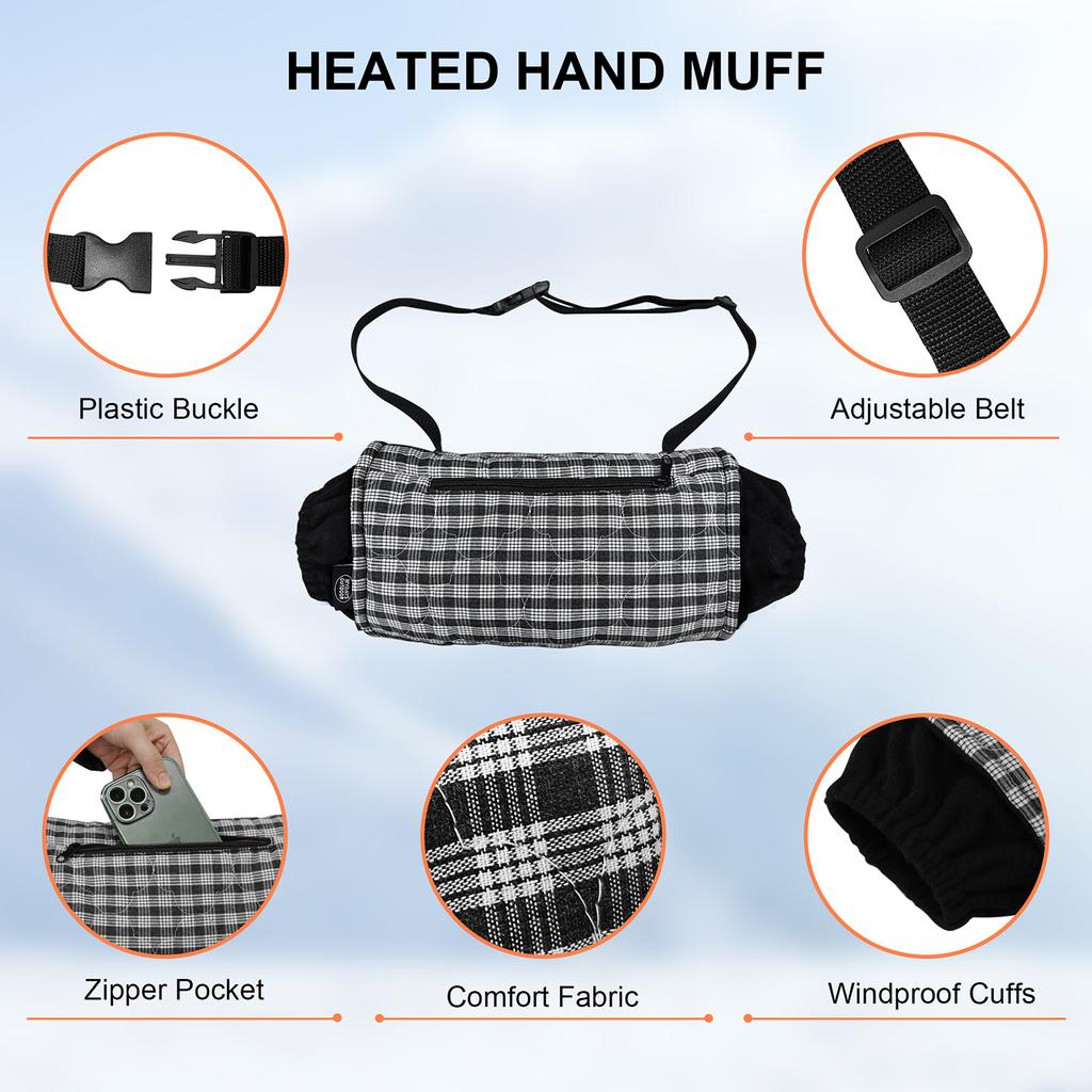 USB перезаряжаемые уличные трехуровневые перчатки с подогревом и регулируемой температурой для мужчин и женщин, зимние