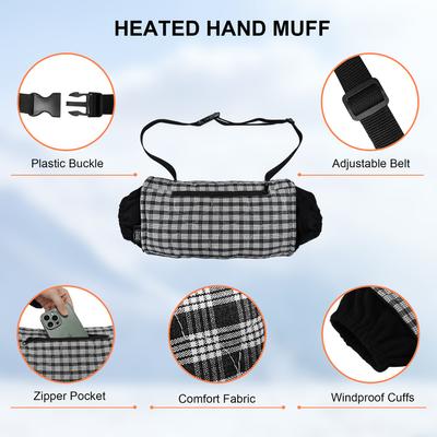 USB перезаряжаемые уличные трехуровневые перчатки с подогревом и регулируемой температурой для мужчин и женщин, зимние