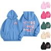 Sweatshirts For Teen Girls Long Sleeve Letter Print Casual Graphic Hoodies Drawstring Pullover Cute Oversized Hoodie