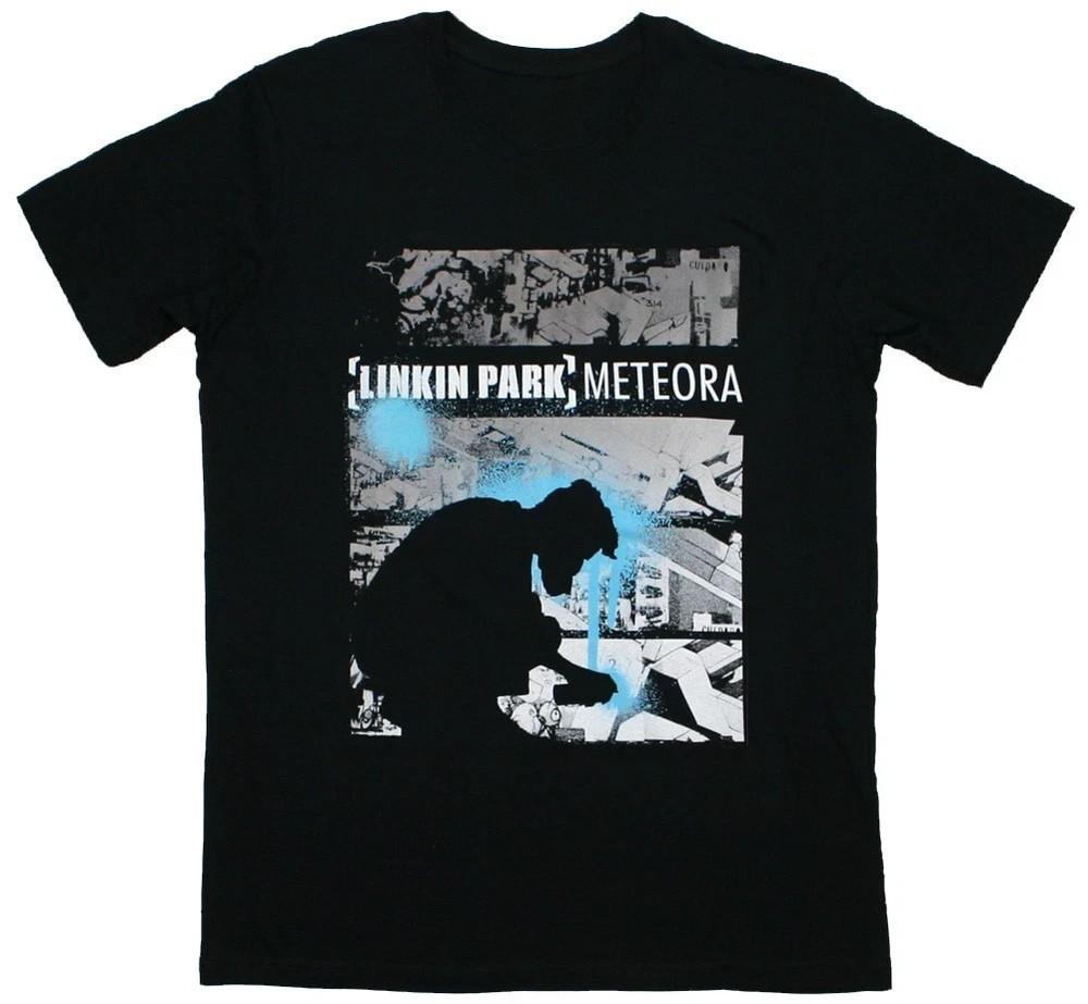 RARE! Linkin Park Meteora Album 2003 Black Unisex T-shirt Size S-5XL HOT NEW Unisex T-Shirt