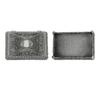 Antique Vintage Jewelry Box Silver Musical Jewelry Box Jewelry Boxes Metal Trinket Box  For Women