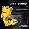 Universal Aluminum Motorcycle Chain Tensioner Auto Adjuster Scooter E-Bike Chain Tightener Modification Parts