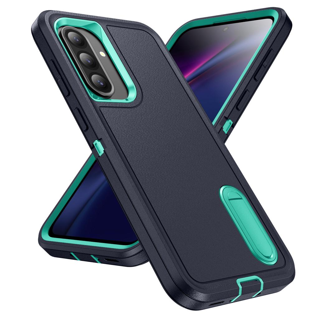 Чехол-броня 3 в 1 для защиты телефона Samsung Galaxy A16 A26 A36 A56 5G A06 A14 A54 A15 A17 с жесткой пластиковой рамкой и ТПУ задней крышкой