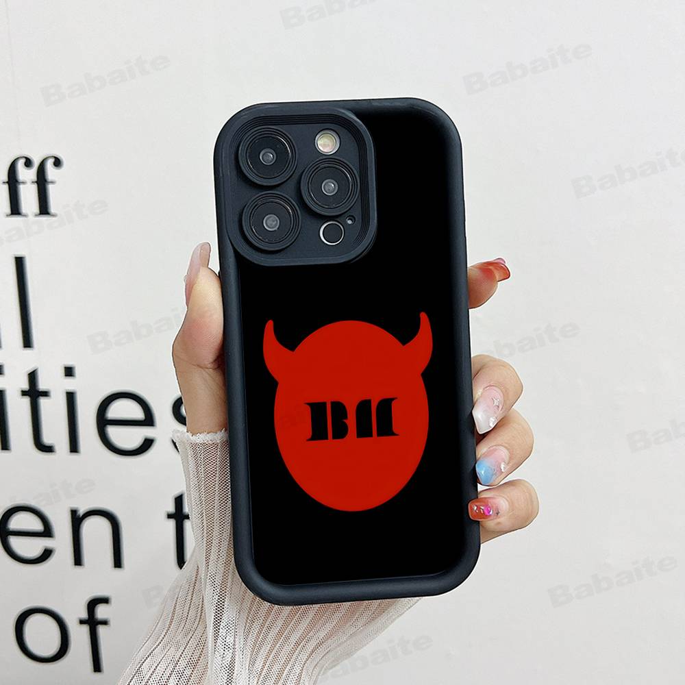 B-Baby M-Monster K-Kpop Phone Case iPhone 16 Plus 15 11 14 12 13 17 Pro Max Shockproof Soft Cover