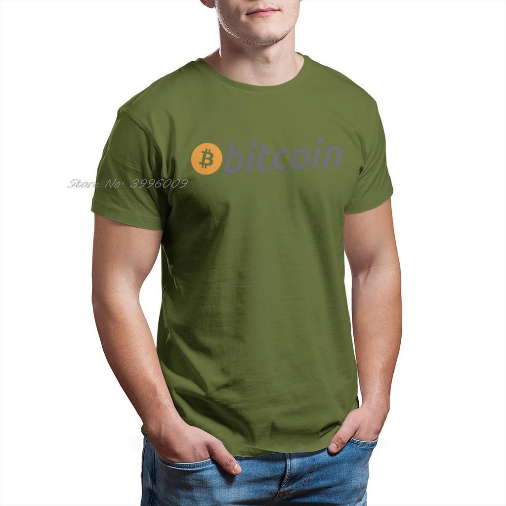 Bitcoin Sign Art Сатоши Накамото Классическая Футболка С Круглым Вырезом Топы Большого Размера Футболки Хлопковые Футболки С Коротким Рукавом