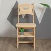 Многофункциональная складная подставка для ног и стул-лестница из массива дерева